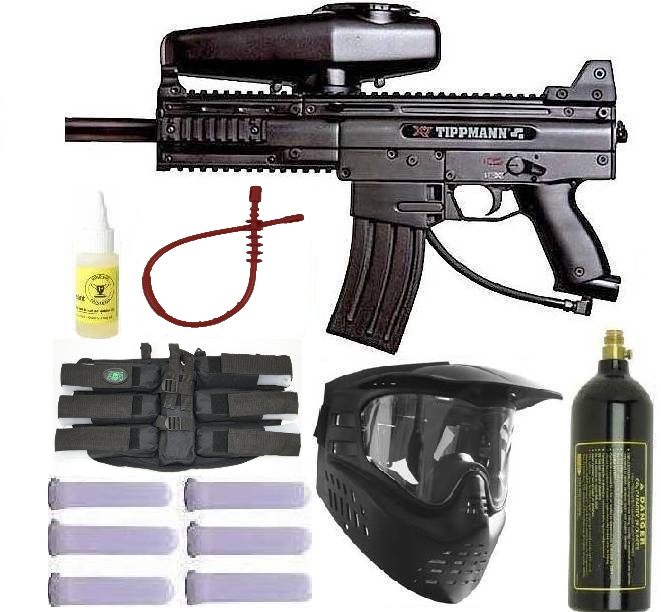 TIPPMANN X7 Paintball Marker MEGA Gun Set
