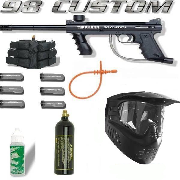 New Tippmann 98 Custom Paintball Marker Gun MEGA Set