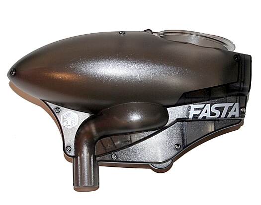 NEW Spyder FASTA Paintball 18v LED Loader Hopper Smoke