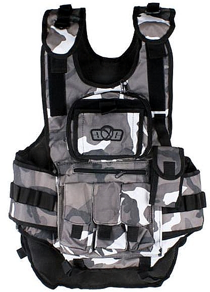 GXG Urban White Camo Paintball Tactical Vest