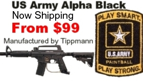US Army Alpha Black paintball guns image