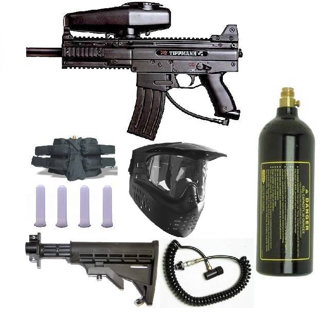 TIPPMANN X7 EGRIP Paintball Gun 4+1 Sniper Package