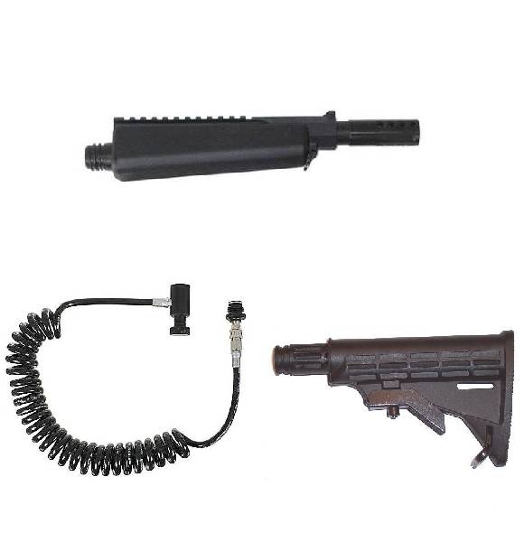 Tippmann 98 PS Flatline Barrel + Paintball Stock Remote