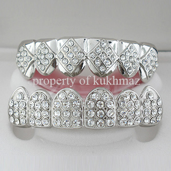 GRILLZ PAUL WALL SILVER STYLE TEETH MOLD INCLUDED 22