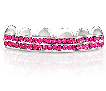 GRILLZ PAUL WALL SILVER STYLE TEETH MOLD IS INCLUDED
