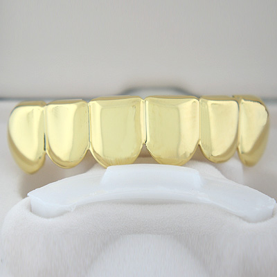 GRILLZ PAUL WALL GOLD STYLE TEETH MOLD INCLUDED PLAIN