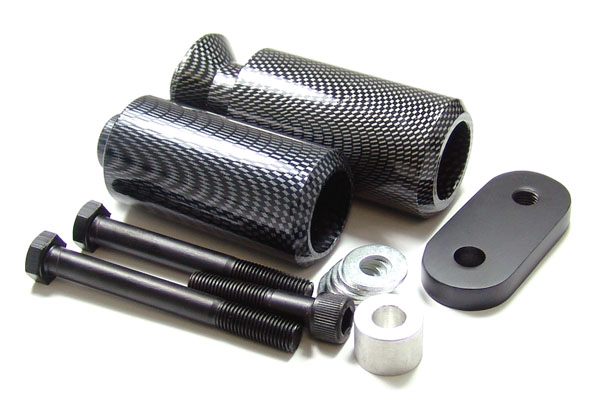 Crappy Carbon Fiber R6 Frame Sliders Dont buy these.