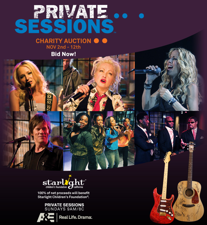 Private Sessions Charity Auctions Nov 2 - Nov 12