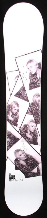 BURTON CUSTOM 156 SNOWBOARD ~NEW~ANDY WARHOL GRAPHIC