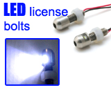 LED License Plate Bolts