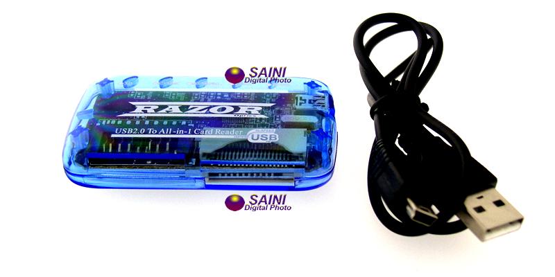 All in One 1 USB 2.0 CARD READER MS PRO DUO SD CF