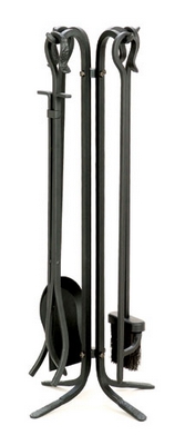 5 Pc. Wrought Iron Fireplace Toolset