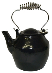 Jet Black Woodstove Kettle