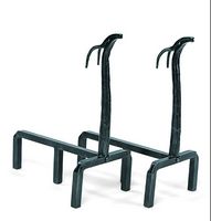 Wrought Iron Fireplace Andiron with Deer Design