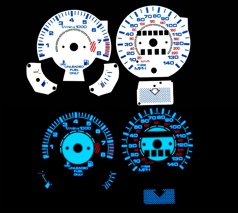 Ebay gauge faces. VW Vortex Volkswagen Forum