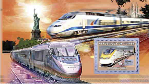 Guinea - High Speed Eurostar Train 7B-090