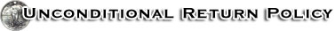 Unconditional Return Policy