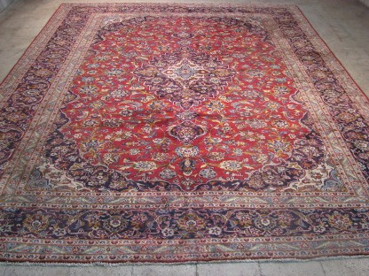 Persian Ardakan Handmade Area Rug Carpet Red 9 x 12 ft