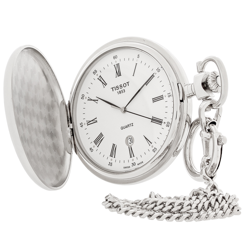 TISSOT MENS SAVONNETTES SWISS POCKET WATCH T83.6.553.13