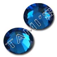 Capri Blue Swarovski Flatback