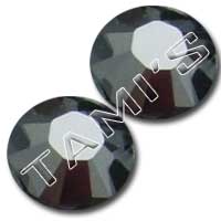 &nbsp;Jet Hematite  Swarovski Flatback