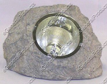8 Large Outdoor Garden Deco Solar Rock Spot Light 3 LED