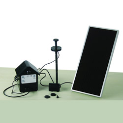 3 Watts Solar Water Fountain Pump w/ BATTERY LED Timer