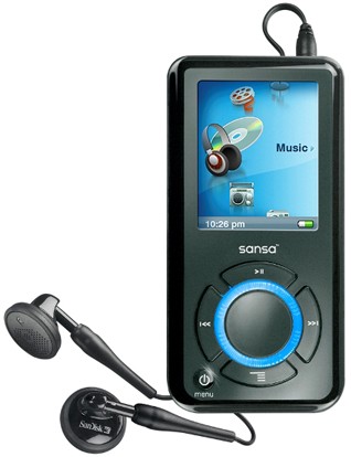 SanDisk e260 4GB MP3 Photo Video Player FM microSD NEW