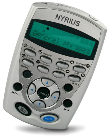 NYRIUS 12 Language Talking Translator Global Travel Speaking LT12LT12