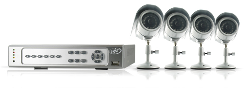 SVAT CV500-4CH-002 H.264 4 Camera DVR Security System