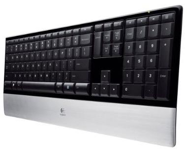 Logitech diNovo Cordless 2.4GHz Wireless Keyboard for Notebook Laptop Computers with Three-Year Battery Life and PerfectStroke Key System