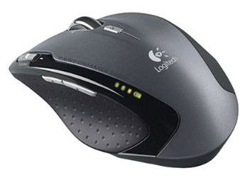Logitech VX Revolution Ergonomic Design Cordless 2.4 GHz Wireless Laser Mouse with Hyper-Fast Scroll