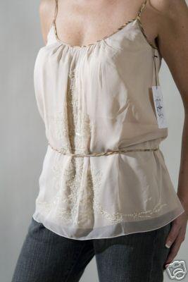 JAMES COVIELLO, CAMISOL, WOMENS SHIRT, BLUSH, SIZE 4
