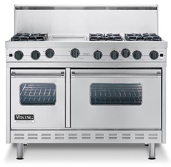 Viking VGRC4856QDSS 48" Open Burner Pro Style Gas Range
