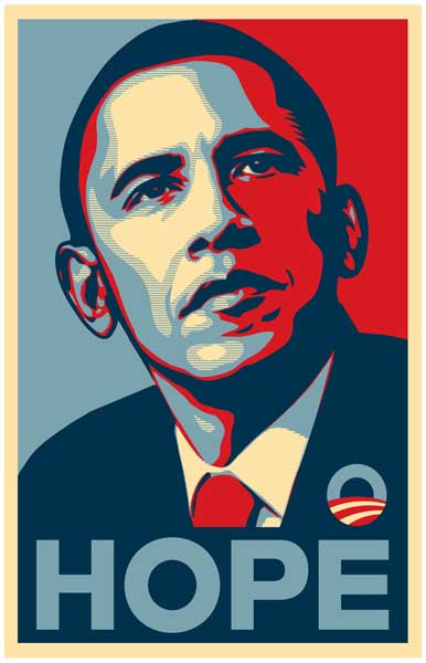 barack obama poster hope. Barack Obama HOPE Presidential