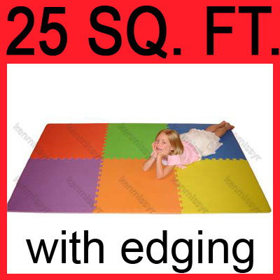 EXERCISE GYM TREADMILL MAT PUZZLE SAFETY FOAM INTERLOCK