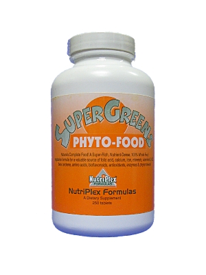 SuperGreens Phyto-Food Whole Food Formula - Tablets