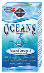 Oceans-3 Beyond Omega-3 Fish Oil (60 Softgels)