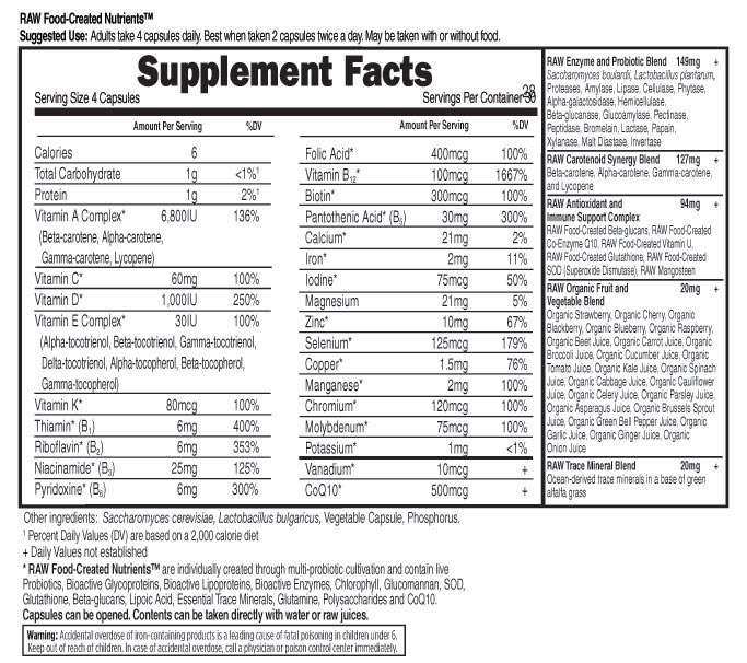 Nutritional Information