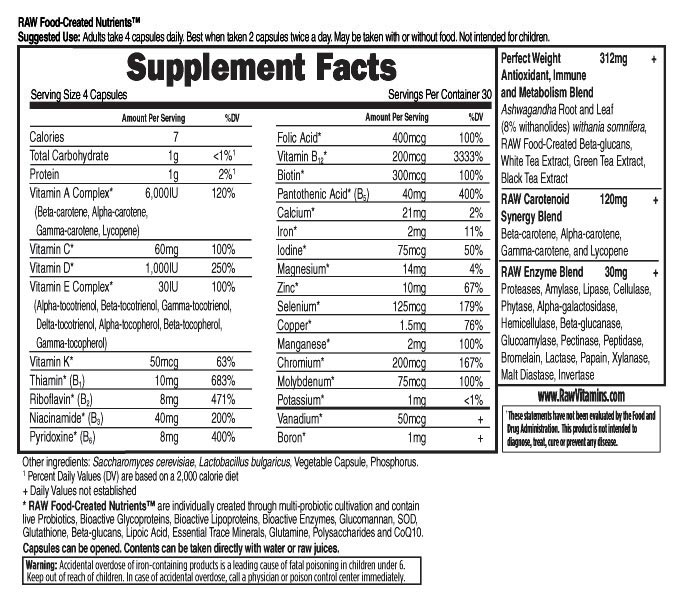 Nutritional Information