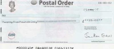 postal order