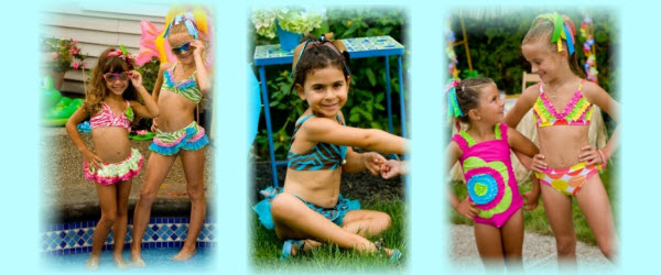 frankie and daisy girls two piece swimsuits