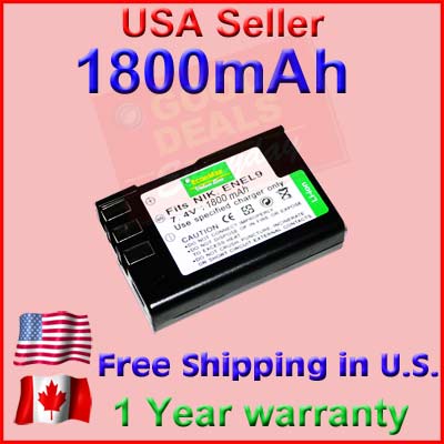casas en veracruz 2000mAh Battery For Nikon DSLR D40 D60 D40x D3000 D5000 pic