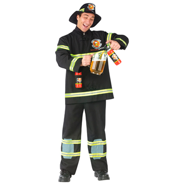 funny adult halloween costumes. Party Fireman Funny Adult Mens Halloween Costumes