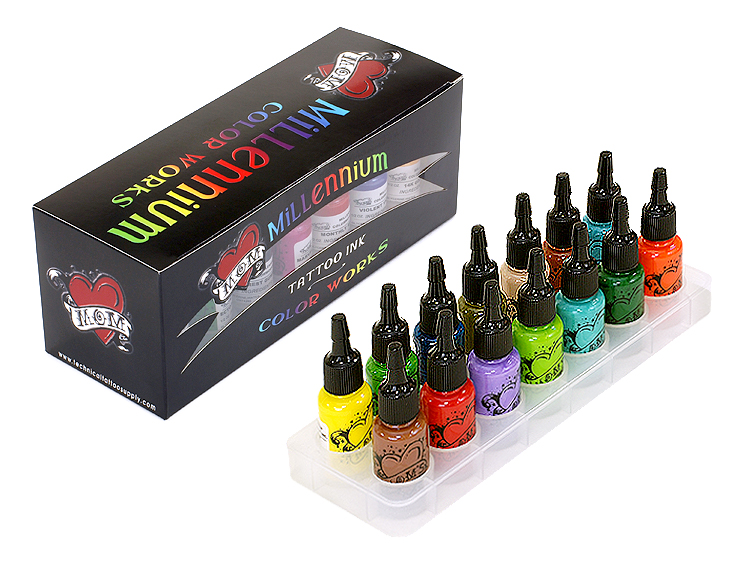 MOM's Millennium Colorworks Tattoo Ink offered by Tattoo Parts USA