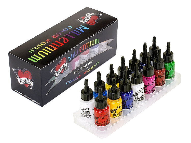 MOM's Millennium Colorworks Tattoo Ink offered by Tattoo Parts USA