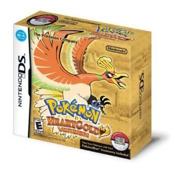 POKEMON HEART GOLD Nintendo DS NDS + POKEWALKER Walker