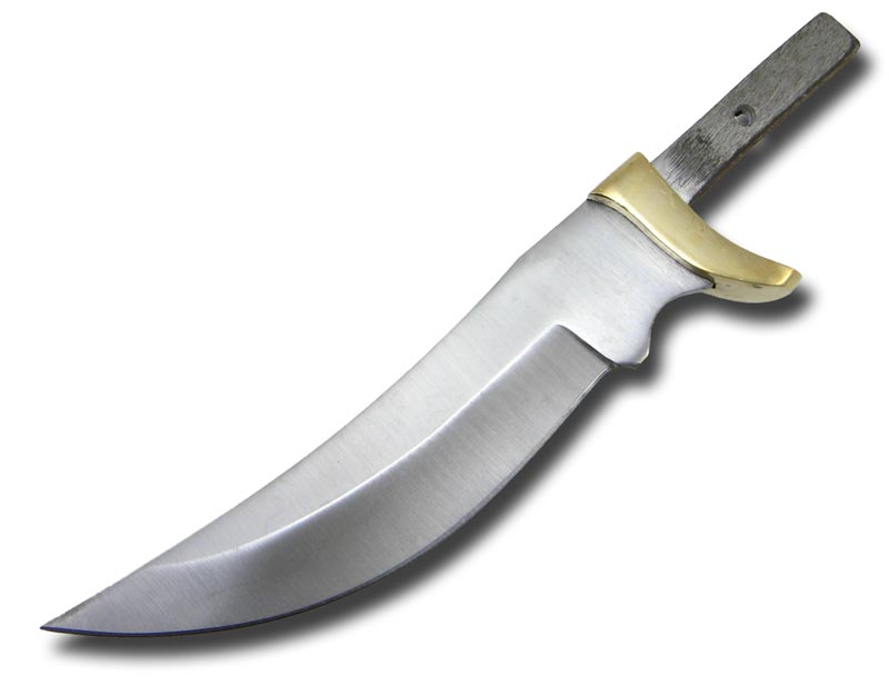Details about Knifemaking Blade Blank Upswept Skinning Knife wGuard