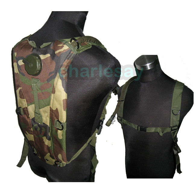 US Army 3L Hydration Water Backpack Reservoir Bag Camo