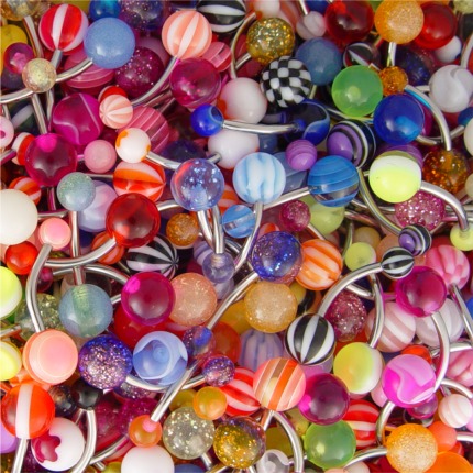 Wholesale MIXED LOT 100 Belly Ring Navel Body Jewelry - eBay (item 